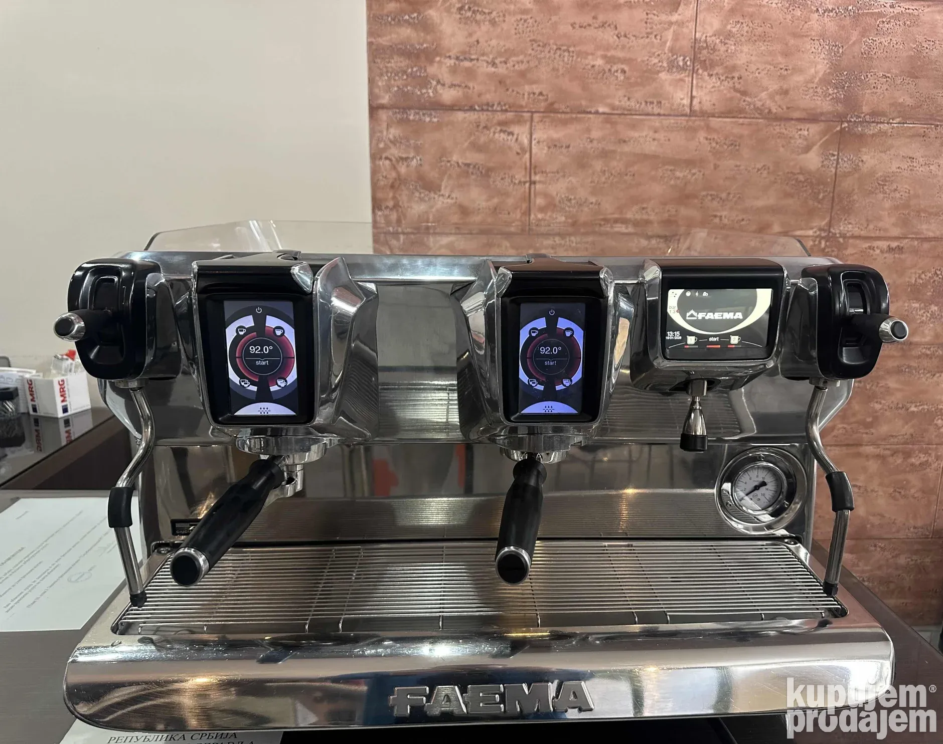 Faema E71 GTI Touch — detalj 2