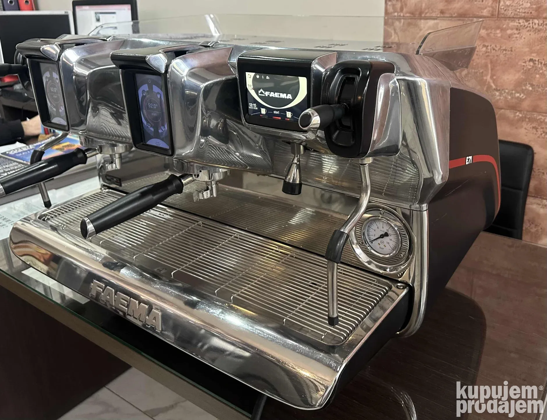 Faema E71 GTI Touch — detalj 3